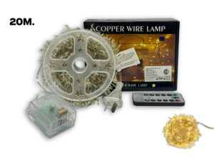 TIRA LUCES LED CALIDA - 20MTS