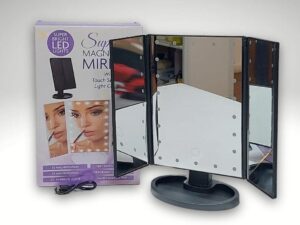 ESPEJO LUZ LED C/BASE - 3 PANELES